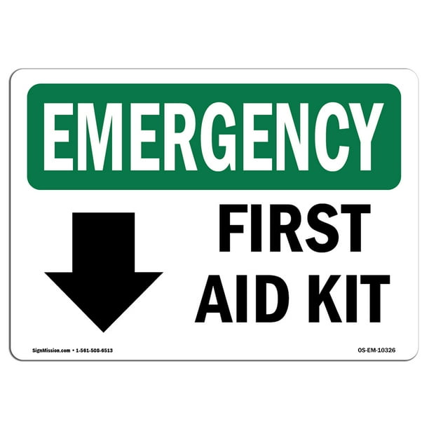 Choose from: Aluminum Protect Your Business First Aid Kit Inside OSHA Emergency Sign Warehouse & Shop Area Rigid Plastic or Vinyl Label Decal Construction Site Made in The USA Choose from: Aluminum Protect Your Business First Aid Kit Inside OSHA Emergency Sign Warehouse & Shop Area Rigid Plastic or Vinyl Label Decal Construction Site Made in The USA